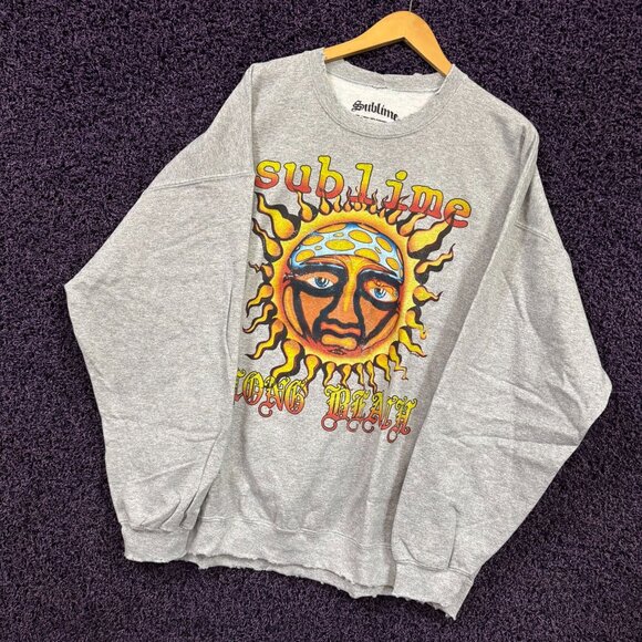 Sublime 40oz to Freedom Long Beach Band Crewneck Sweater S/M - Picture 3 of 4